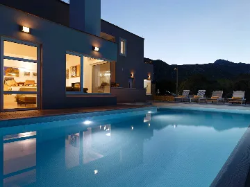 Villa with Heated Pool in Župa for 8 Guests