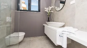 Two-Bedroom Apartment with Sea View Balcony in Trogir