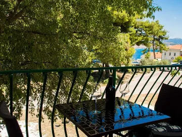 Two-Bedroom Apartment in Okrug Donji with Sea View Balcony