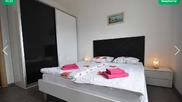 Apartment in Okrug Gornji for up to 6