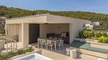 Slatine 3-Bedroom Villa with Private Heated Pool