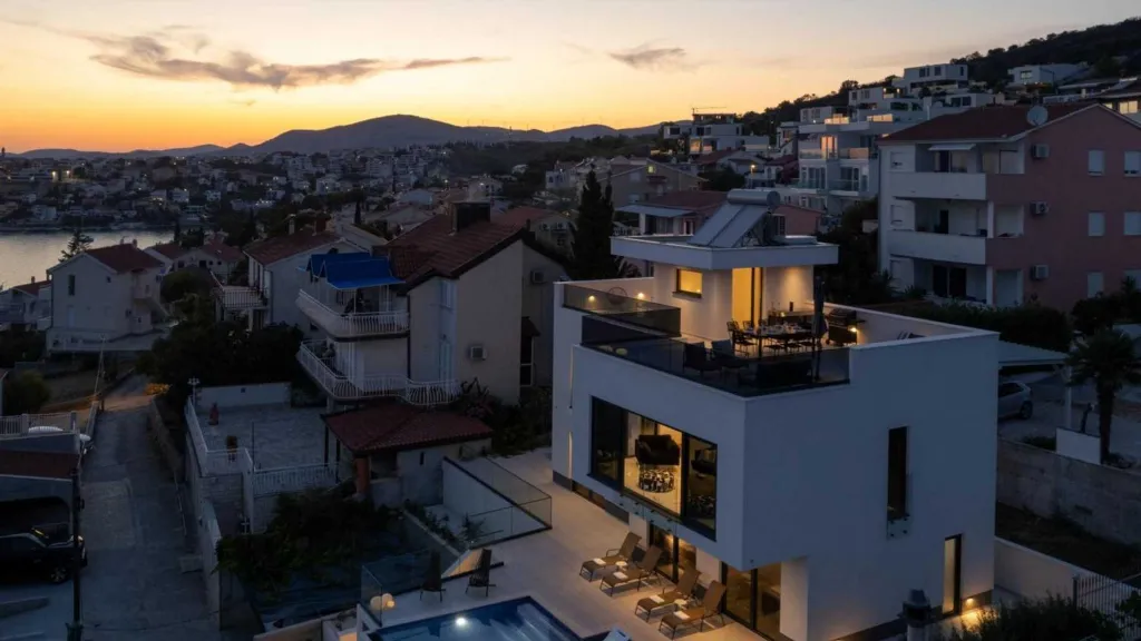 Villa in Okrug Gornji with Heated Pool