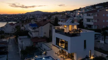 Villa in Okrug Gornji with Heated Pool