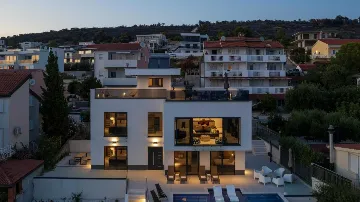 Villa in Okrug Gornji with Heated Pool