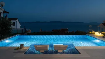 Villa in Okrug Gornji with Heated Pool