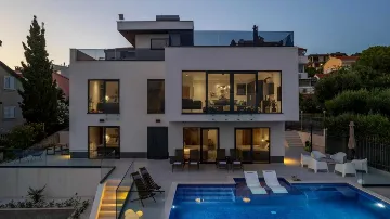 Villa in Okrug Gornji with Heated Pool