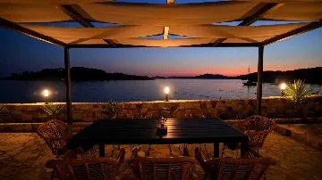 Villa in Okrug Gornji for 8 with Heated Infinity Pool