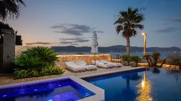 Slatine Villa with Heated Infinity Pool and Sea Views