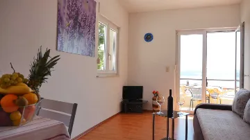 Sea View Apartment with Balcony in Lokva Rogoznica