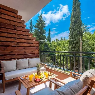 1-Bedroom Apartment with Pool and Balcony in Mlini