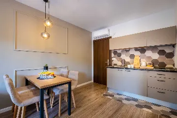 Apartment with Private Balcony and Pool in Mlini